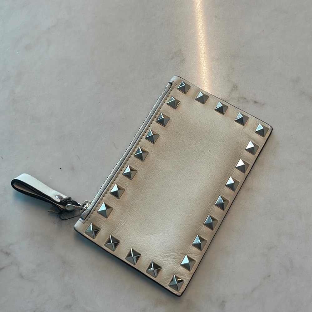 Valentino card holder with zip pocket